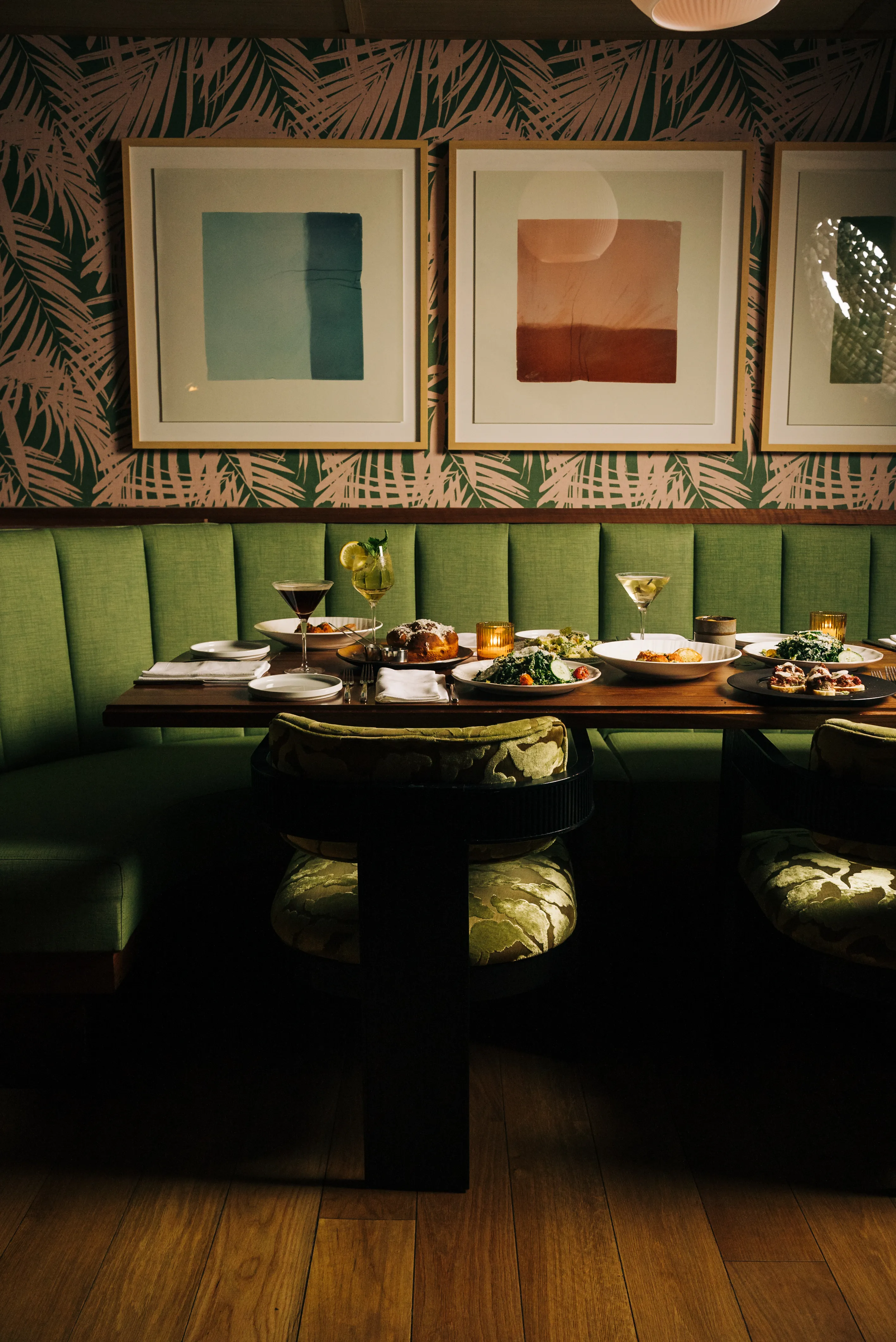 The 40 Love dining room