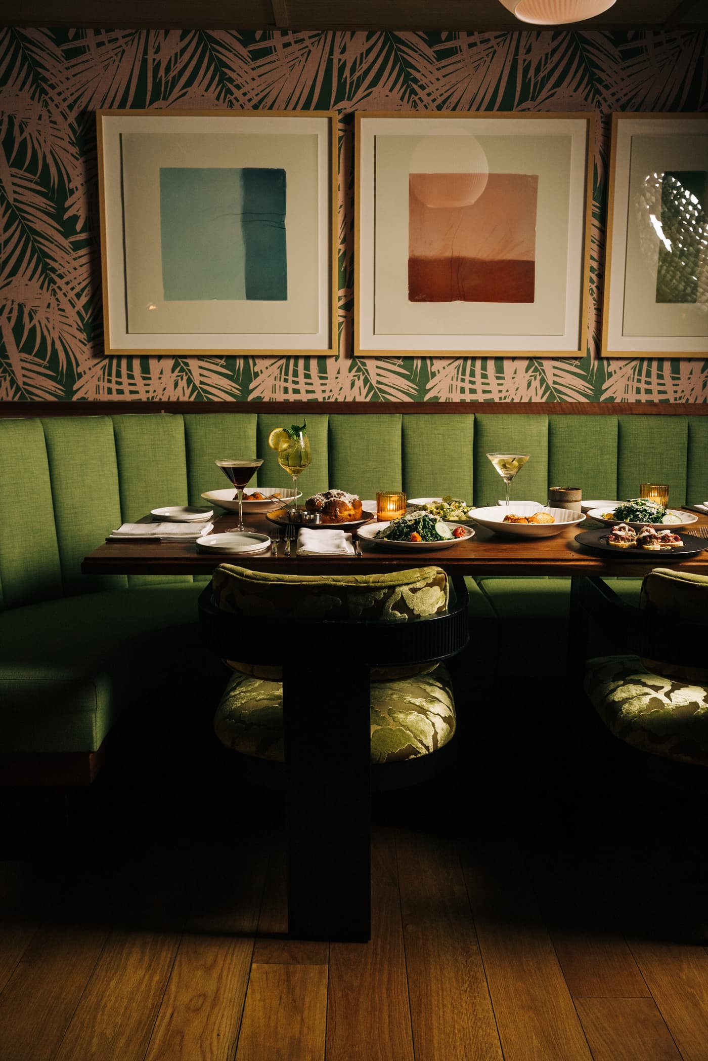 The 40 Love dining room